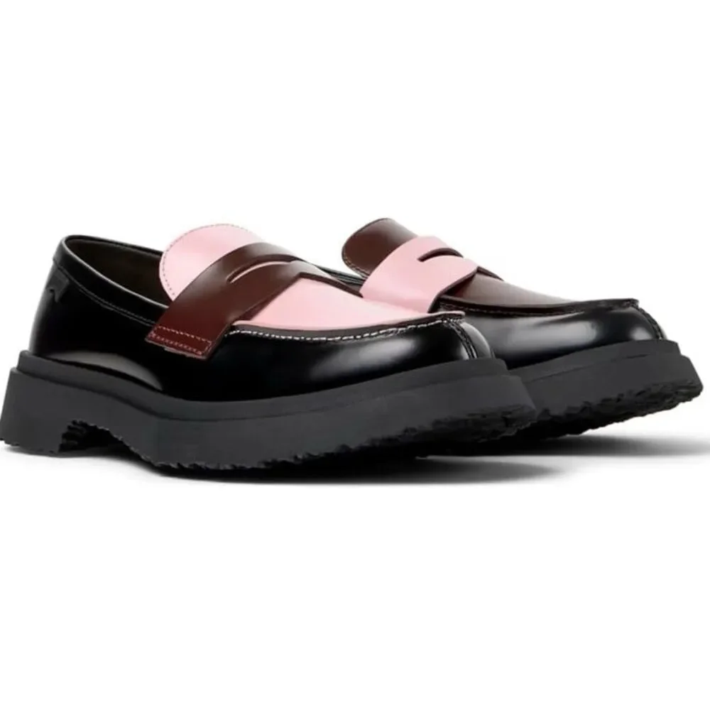 Camper Women's Alt Pink and Burgundy Loafers size 7.5 Academia - Picture 2 of 7